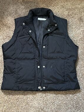 Black Quilted Puffer Vest